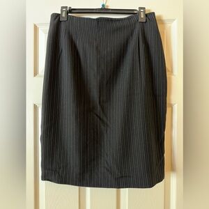 KCR pinstripe business skirt